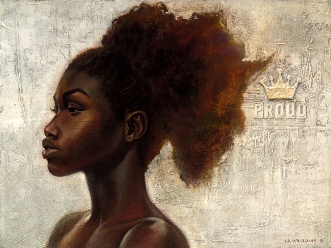 Proud Africa by Kevin Williams (WAK) — Hand-Embellished Giclee on Canvas