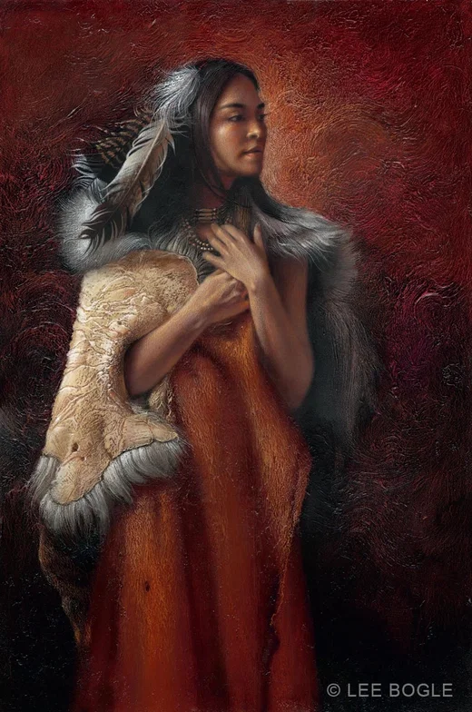 Proud Cherokee Princess by Lee Bogle