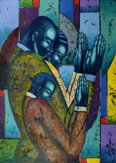 Faithful Family Artist Proof by Larry Poncho Brown