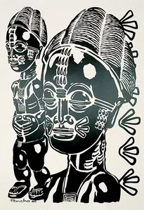 Larry Poncho Brown - SPIRITUAL SPOUSE SILKSCREEN ARTIST PROOF