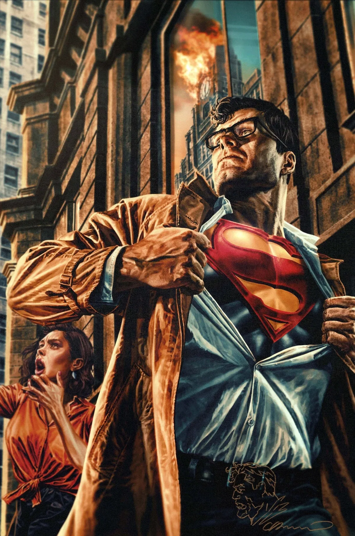 Superman #4 by Lee Bermejo — Giclee On Canvas