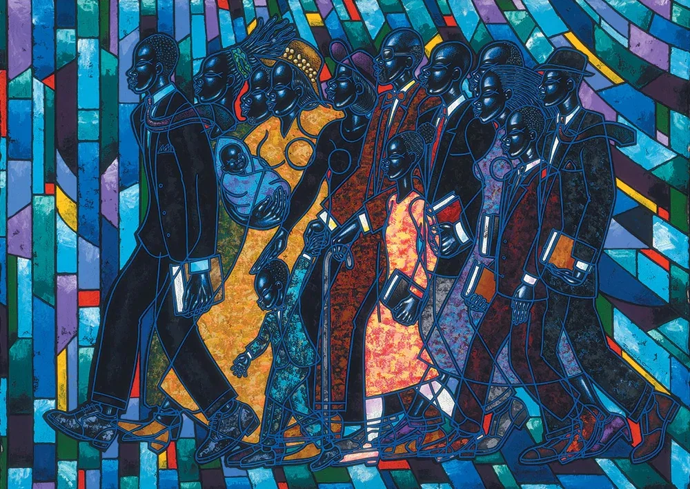 Window Of Faith Artist Proof by Larry Poncho Brown
