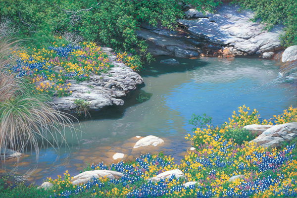 Spring to Life by Larry Dyke by Larry Dyke — Giclee on Canvas