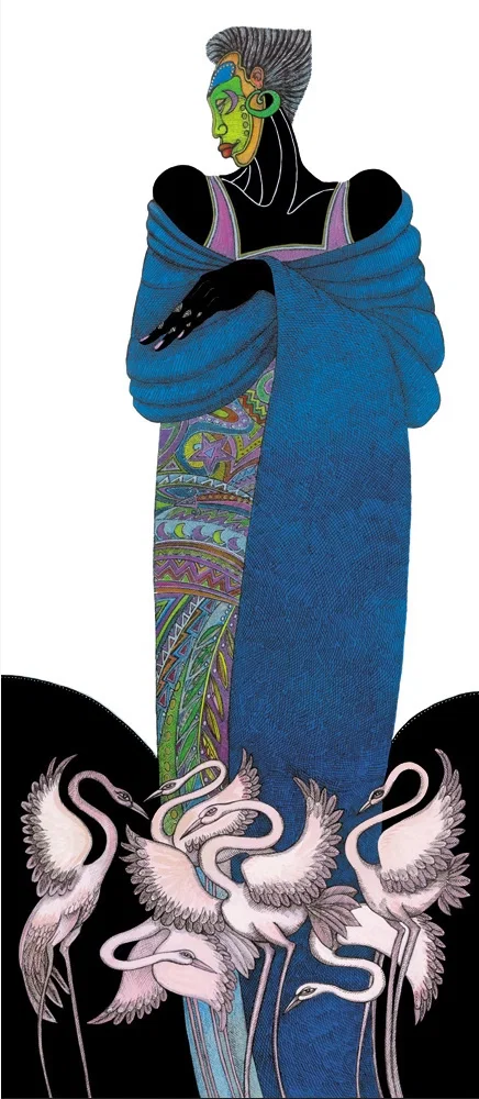 Ebony Series 8 - Blue Remarque by Charles Bibbs