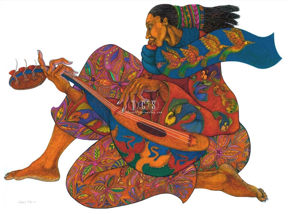 The Music Maker 2 -  Giclee by Charles Bibbs