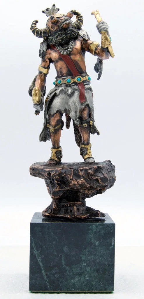 Ahote - Kachina by Christopher Pardell — Mixed Media Sculpture