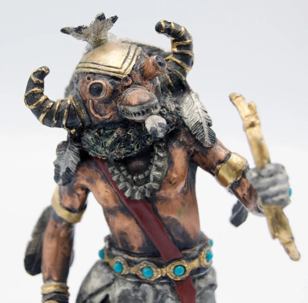 Ahote - Kachina by Christopher Pardell | Native American Mixed