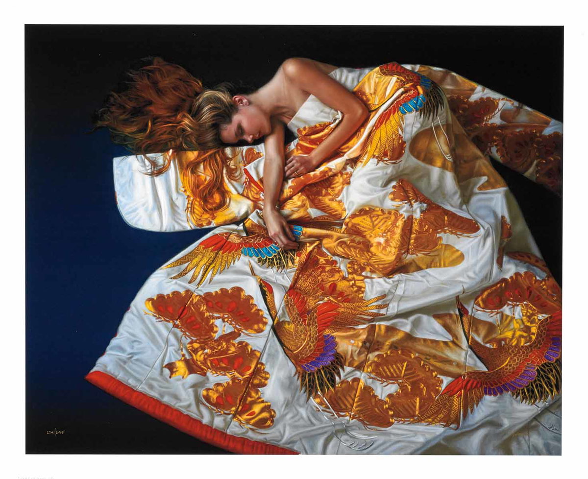 Bird of Paradise, 2013 by Douglas Hofmann — hand-signed digital pigment print on archival canvas