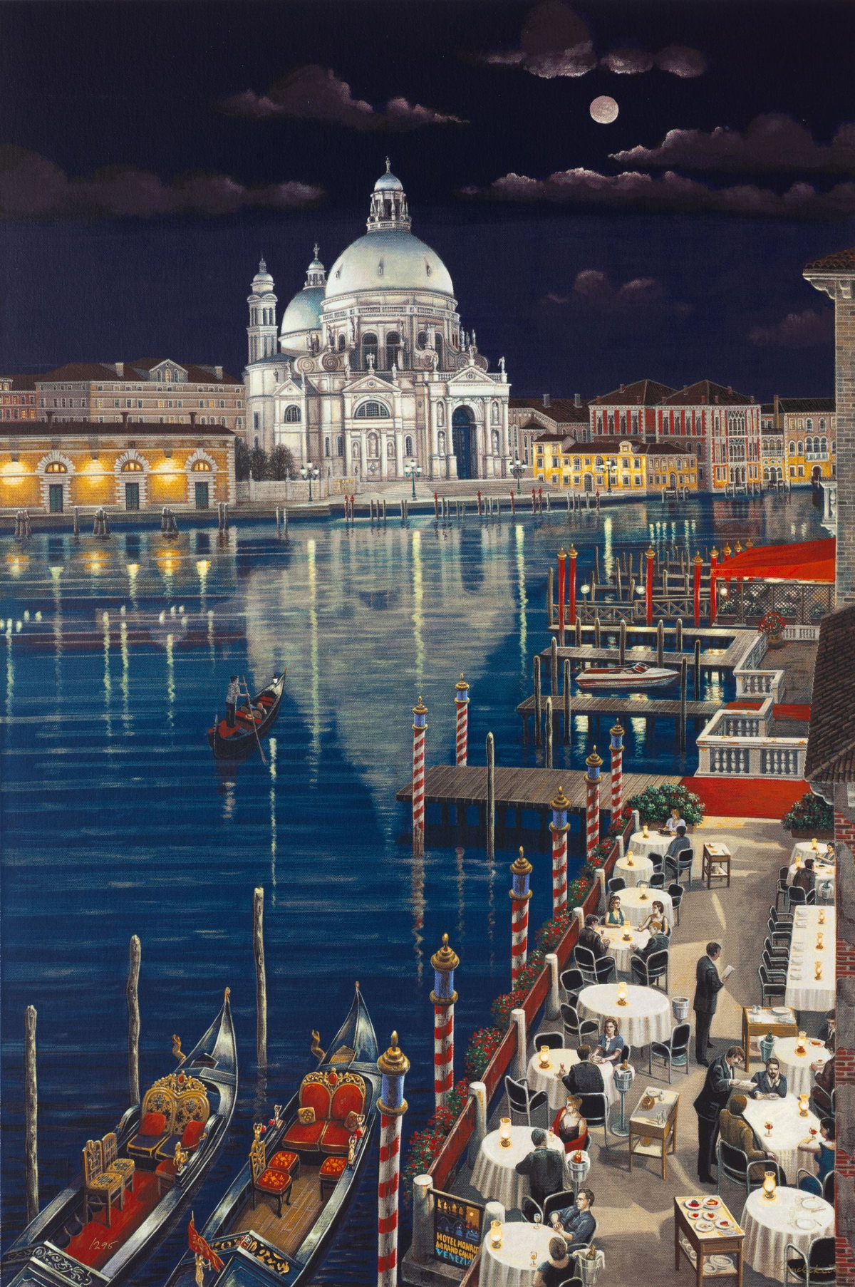Grand Canal, 2012 by Liudmila Kondakova — hand-signed serigraph on linen