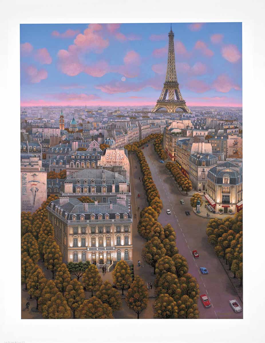 The Magic Hour, 2013 by Liudmila Kondakova — hand-signed archival print with hand-made serigraph texture plates