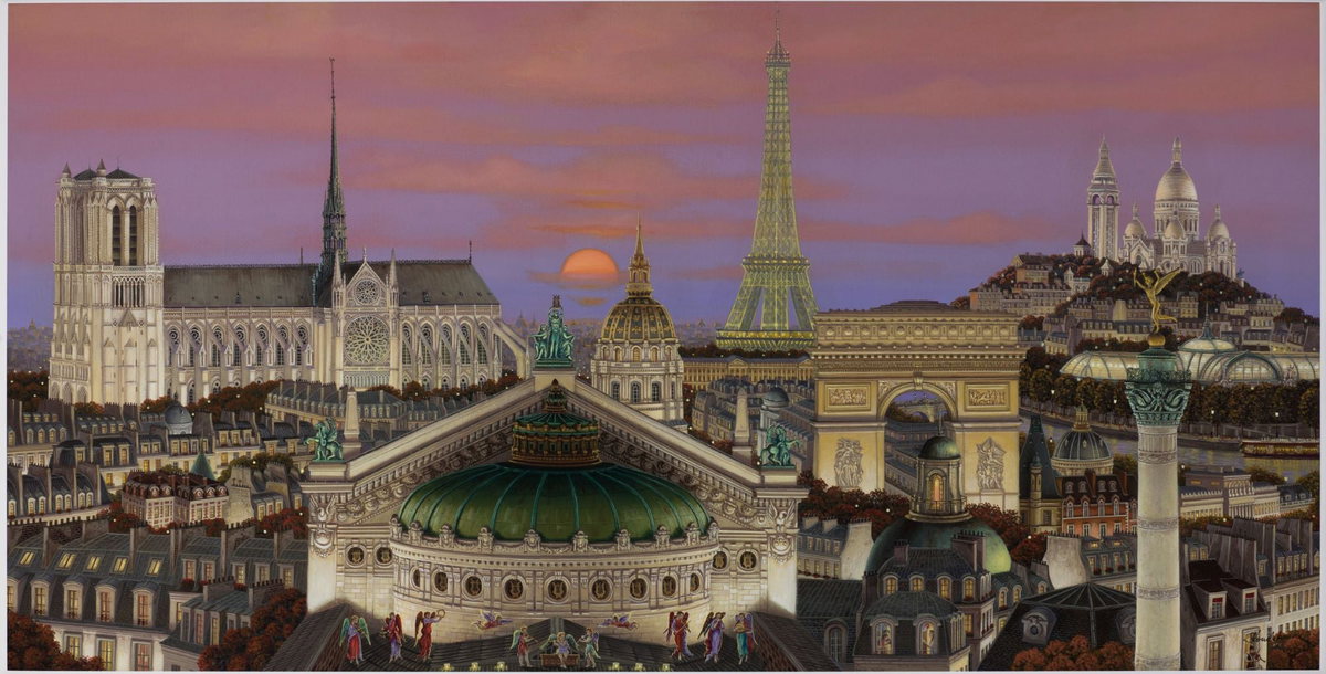 Concert on the Roof, 2018 by Liudmila Kondakova — hand-signed archival digital print