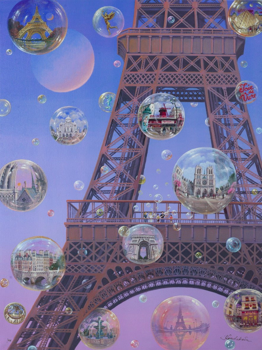 Paris Daydreams, 2020 by Liudmila Kondakova — hand-signed digital pigment print on canvas