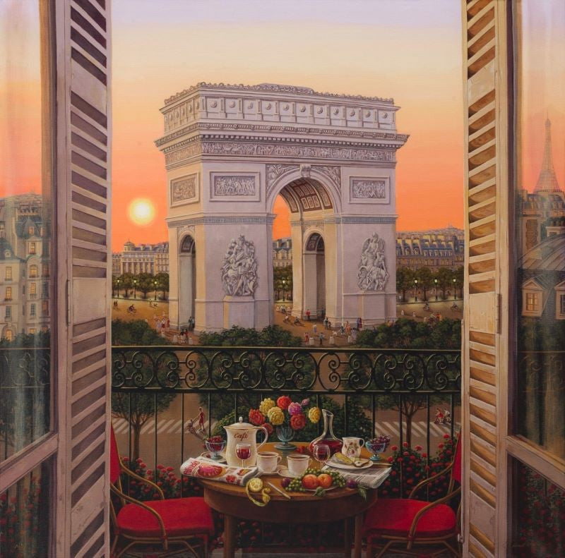 Perfect Sunset, 2020 by Liudmila Kondakova — hand-signed digital pigment print on canvas