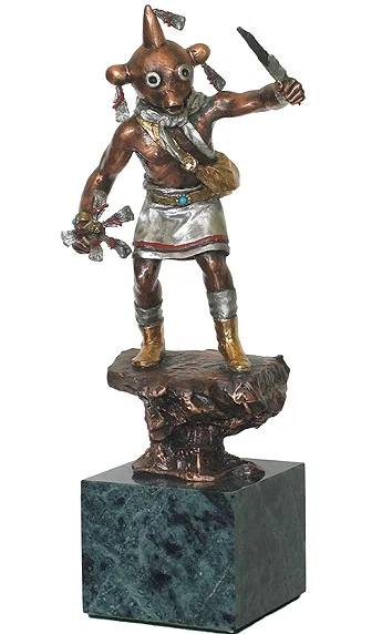Koyemsi - Kachina by Christopher Pardell — Mixed Media Sculpture