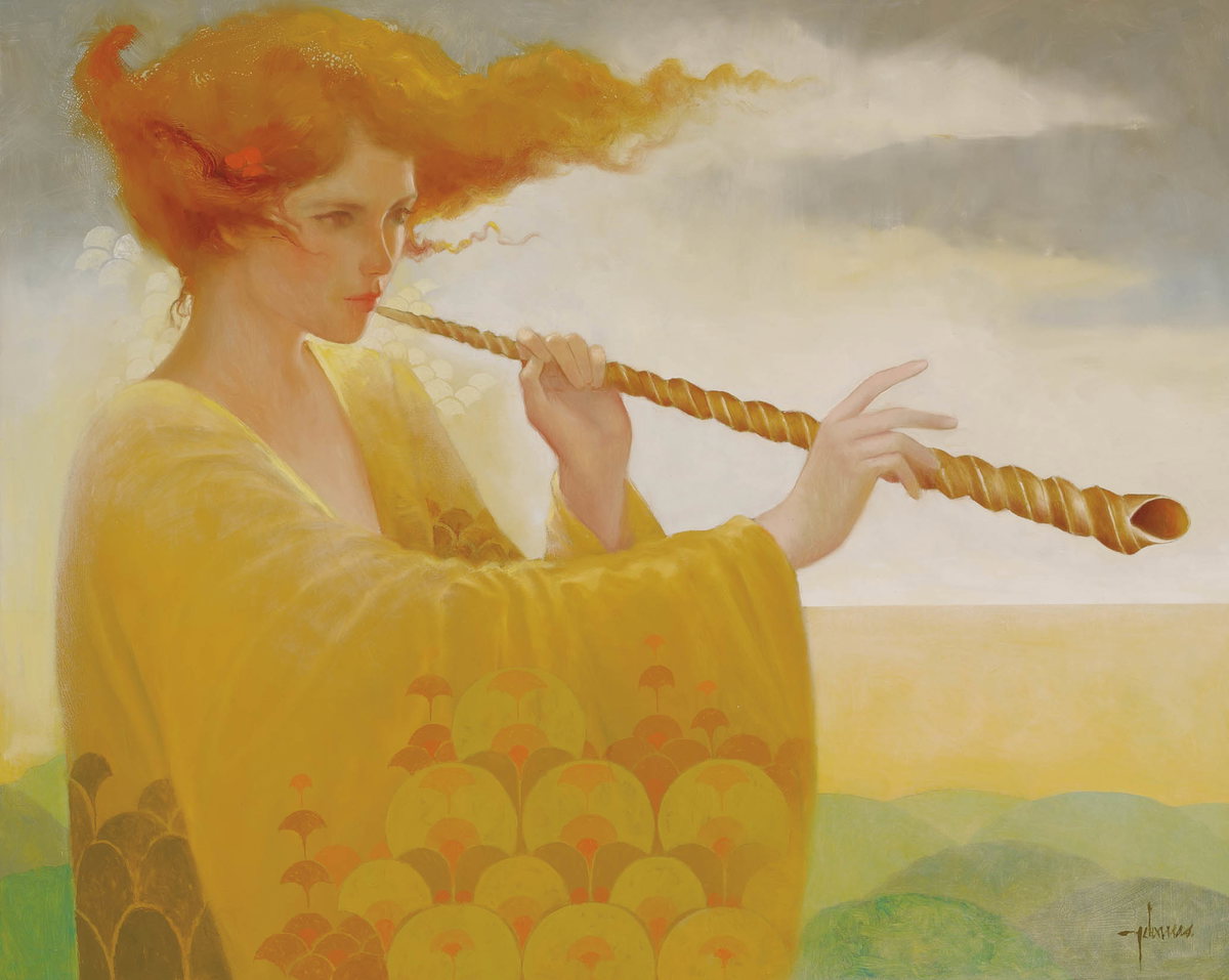 Concierto de Como, 2012 by Felix Mas — hand-signed serigraph on linen