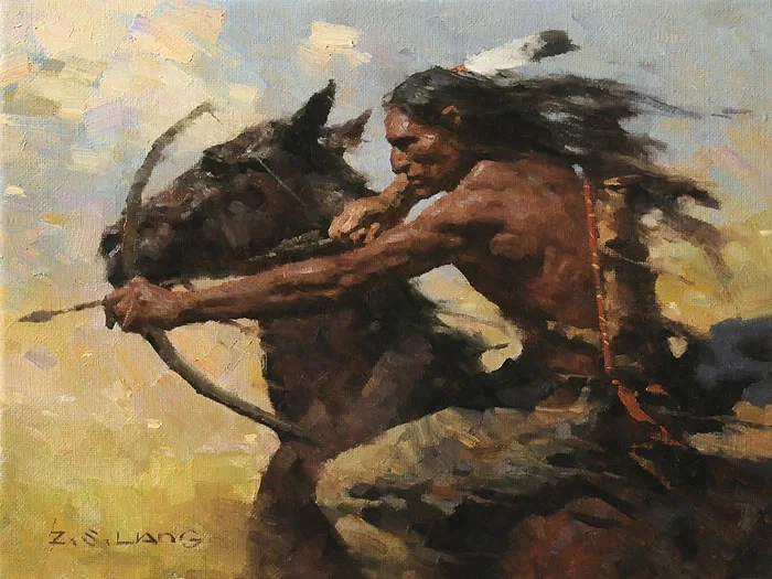 Hot Chase SMALLWORK EDITION ON by Z.S.  Liang — Canvas