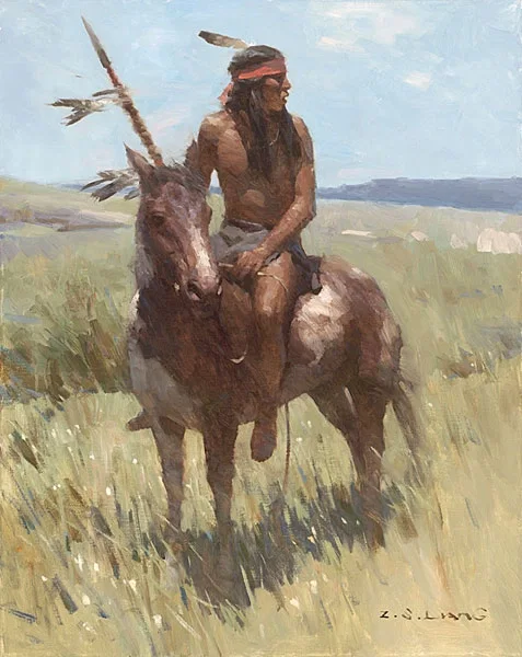 Young Scout SMALLWORK EDITION ON by Z.S.  Liang — Canvas