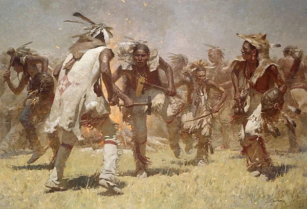 War Dance by Z.S.  Liang — Canvas