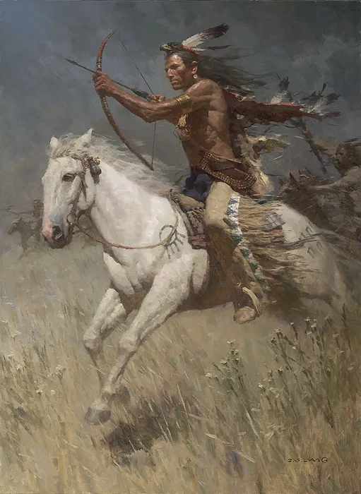 Charging the Enemy by Z.S.  Liang — Canvas
