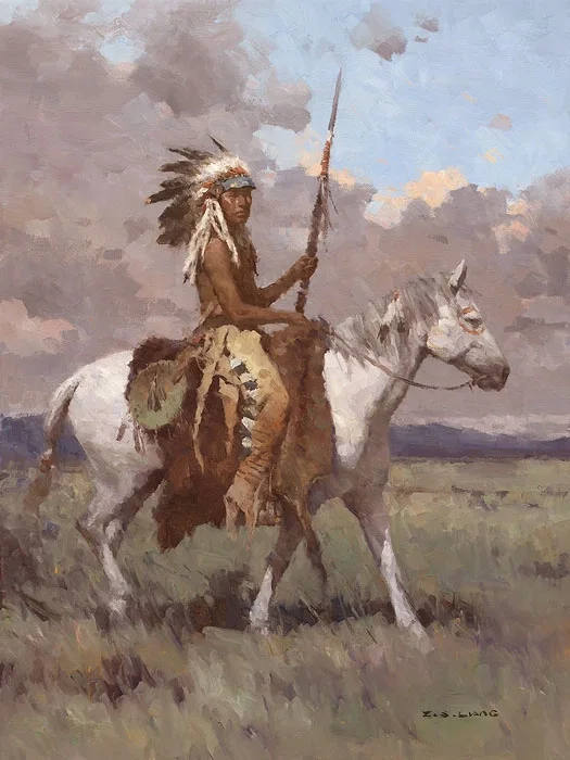 Suspicious Sight by Z.S.  Liang — Giclee On Canvas