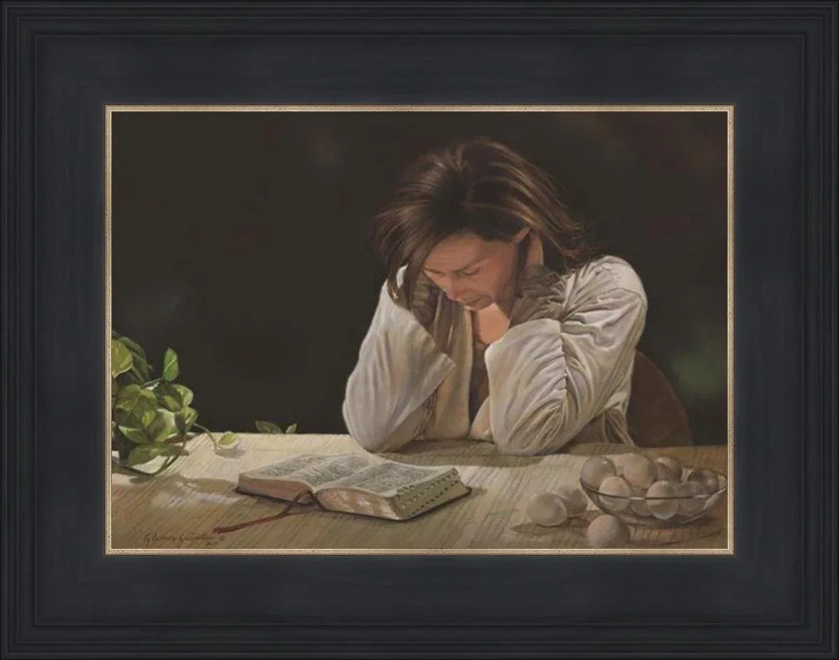 A Mother's Vigil: I Would Gather Thee (Modern) by Liz Lemon Swindle — Giclee On Canvas