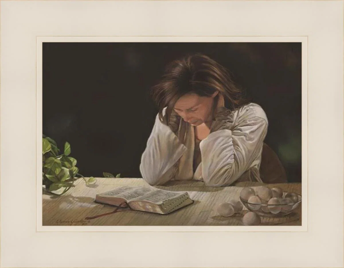 A Mother's Vigil: I Would Gather Thee (Modern) by Liz Lemon Swindle — Giclee On Canvas
