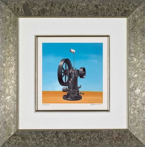 Robert Deyber - The Well Oiled Machine Framed