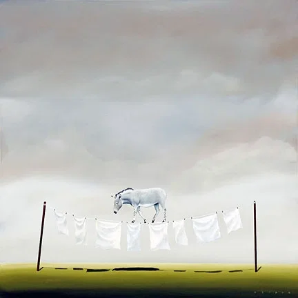 My Ass Is On The Line by Robert Deyber — hand-crafted stone lithograph