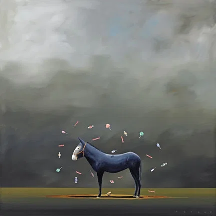 Candy Ass by Robert Deyber — hand-crafted stone lithograph