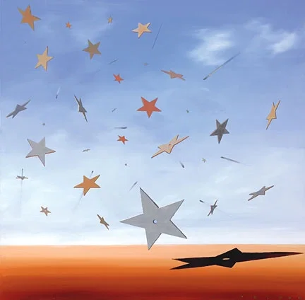 Shooting Stars by Robert Deyber — hand-crafted stone lithograph