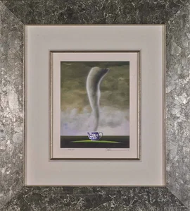 Robert Deyber - Tempest In A Teapot Framed