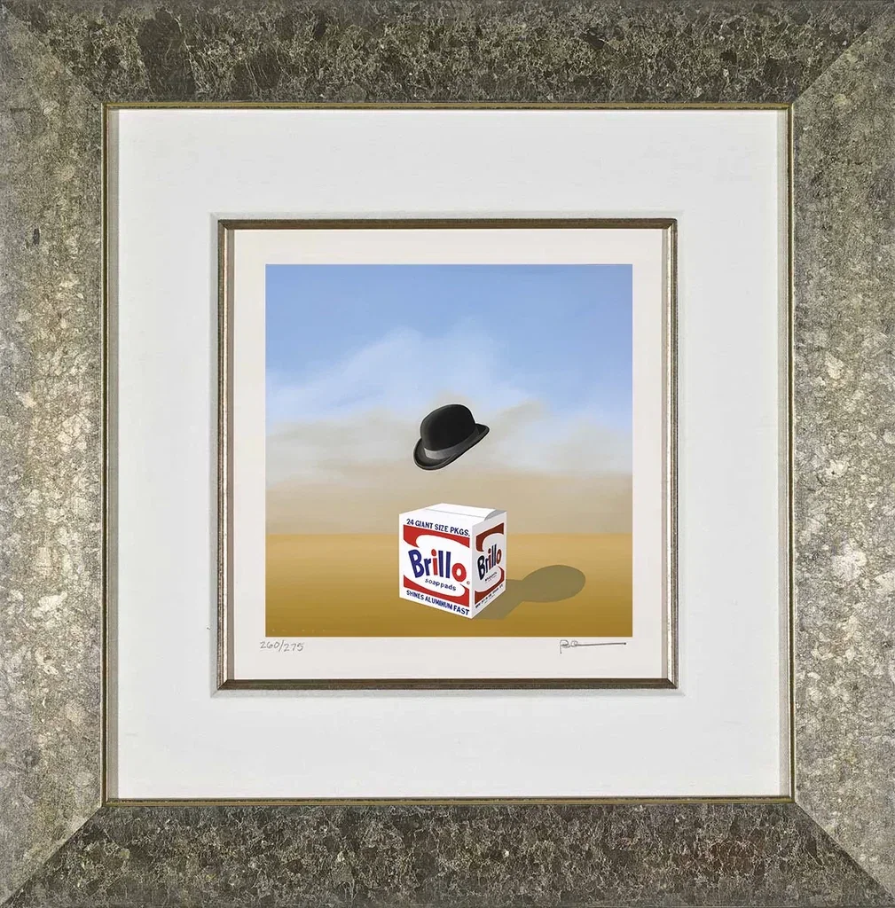 The Soap Box Derby II - Brillo Framed by Robert Deyber