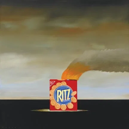 Fire Crackers by Robert Deyber — hand-crafted stone lithograph