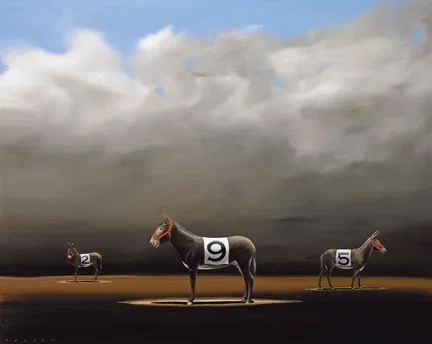 Ass Nine by Robert Deyber — hand-crafted stone lithograph