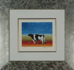 Robert Deyber - Cash Cow Framed