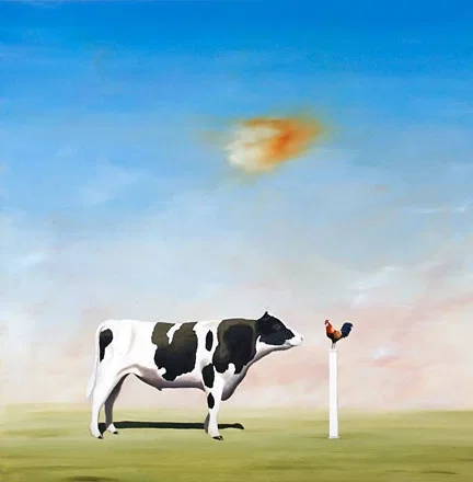 Another Cock And Bull Story by Robert Deyber — hand-crafted stone lithograph