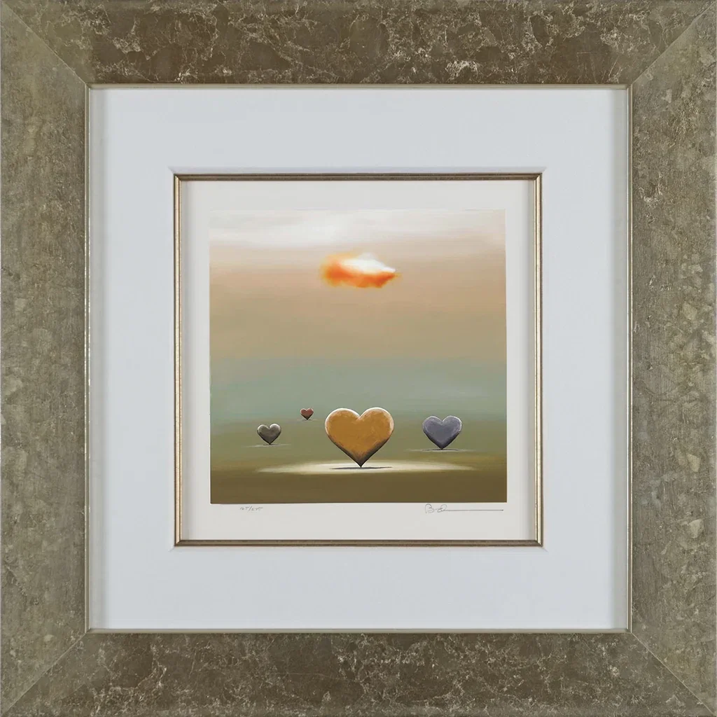Heartland Framed by Robert Deyber — hand-crafted stone lithograph