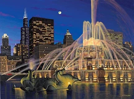 Buckingham Fountain by Liudmila Kondakova