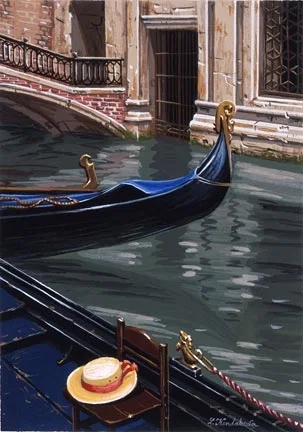 Gondola At Rest by Liudmila Kondakova