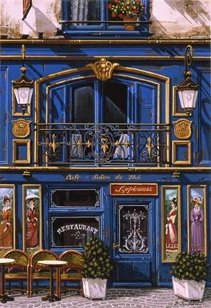 Cafe Salon De The by Liudmila Kondakova
