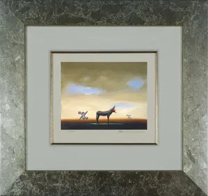 Robert Deyber - The Jack Ass Jacks Game Framed