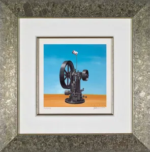 Robert Deyber - The Well Oiled Machine Framed