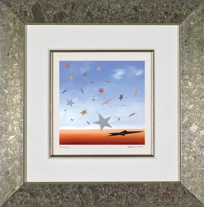 Shooting Stars Framed by Robert Deyber