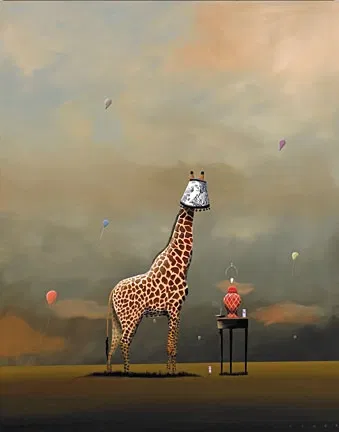 Robert Deyber - Party Animal Giraffe