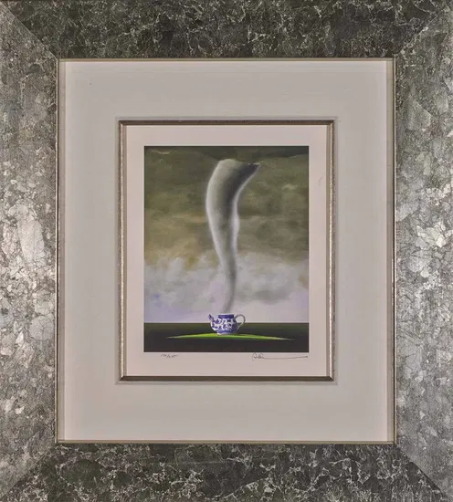 Robert Deyber - Tempest In A Teapot Framed