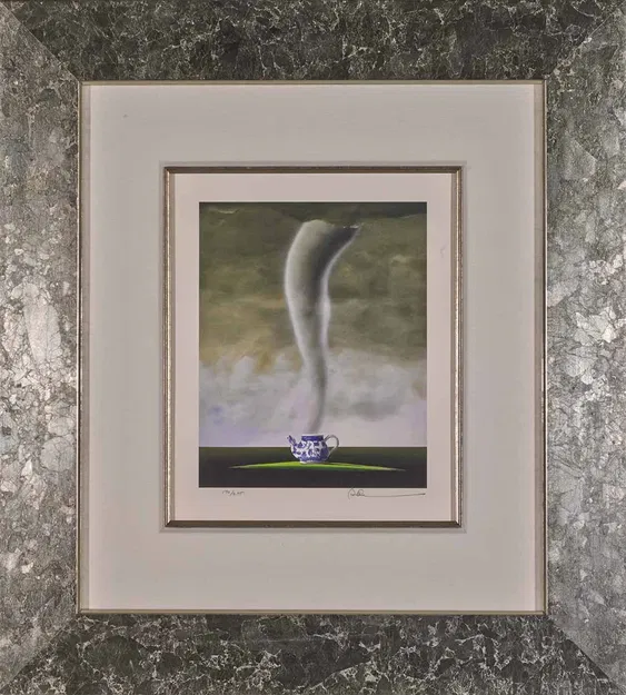 Robert Deyber - Tempest In A Teapot Framed