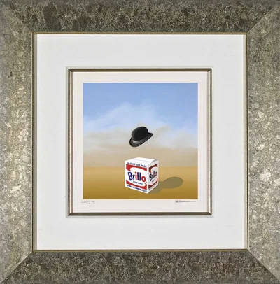 The Soap Box Derby II - Brillo Framed by Robert Deyber