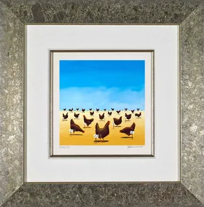 Robert Deyber - The Pecking Order Framed