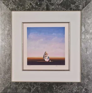 Robert Deyber - The Shell Game Framed