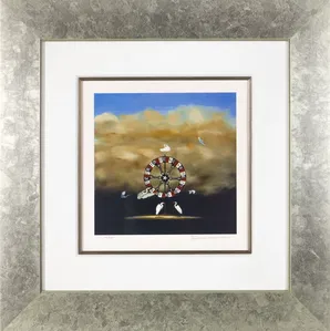 Robert Deyber - Fowl Play Framed
